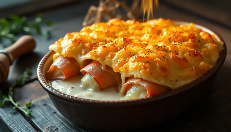 Endives au jambon gratinées : une recette légère et réconfortante à découvrir